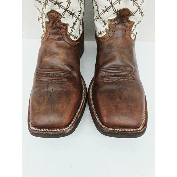 Twisted X Men\'s Ruff Stock Western Leather Cowboy Boots 11 main image 6